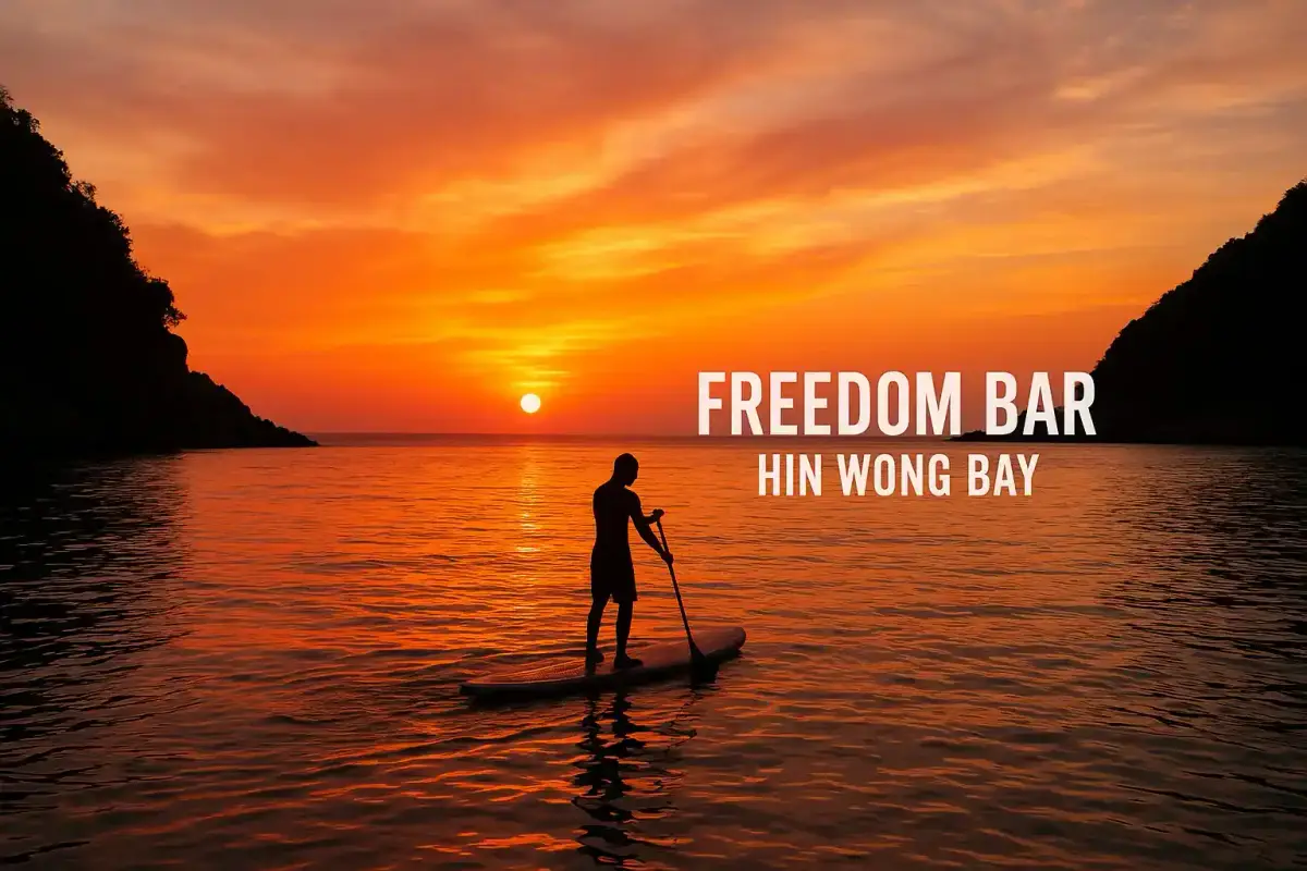 השכרת סאפ בקו טאו – Freedom Bar, Hin Wong Bay