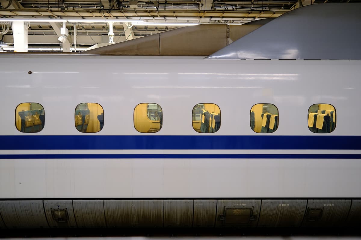 רכבת שינקנסן בתחנה, הדרך לעבור בין הערים בטיול ליפן