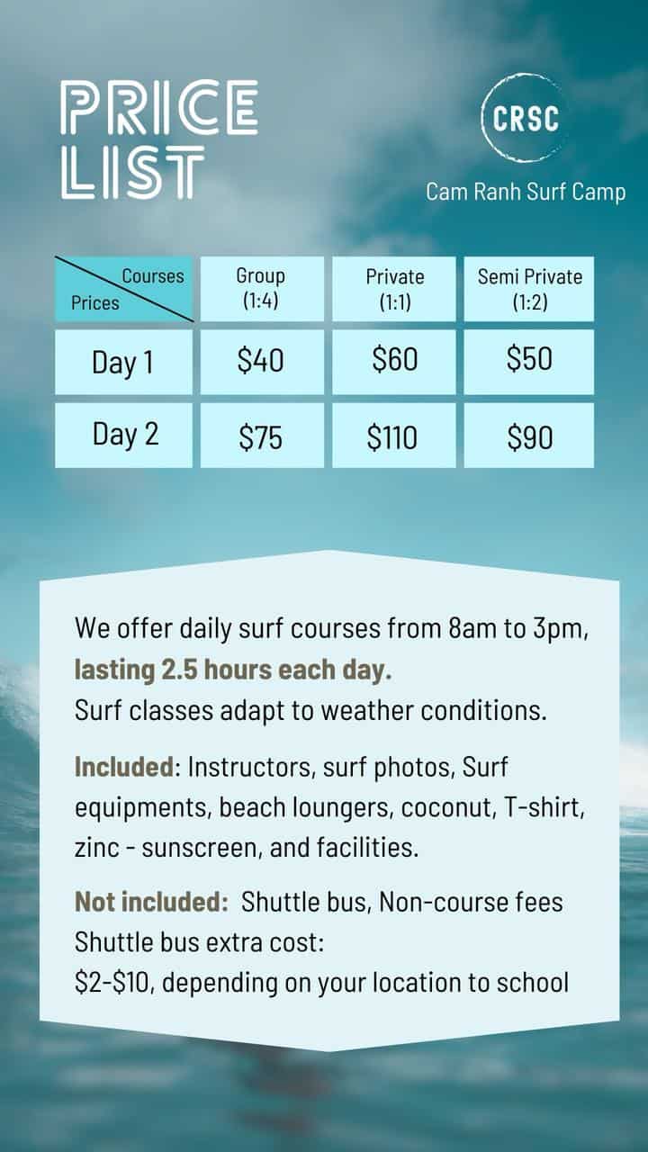 שיעור גלישה מקצועי בקאם ראן עם Cam Ranh Surf Camp - תמונה 2