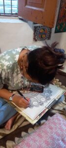 סדנת ציור בMadhubani Art Gallery רישיקש איסטקארד