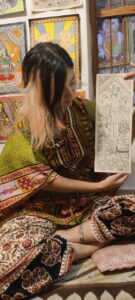סדנת ציור בMadhubani Art Gallery רישיקש איסטקארד