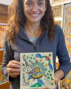 סדנת ציור בMadhubani Art Gallery רישיקש איסטקארד